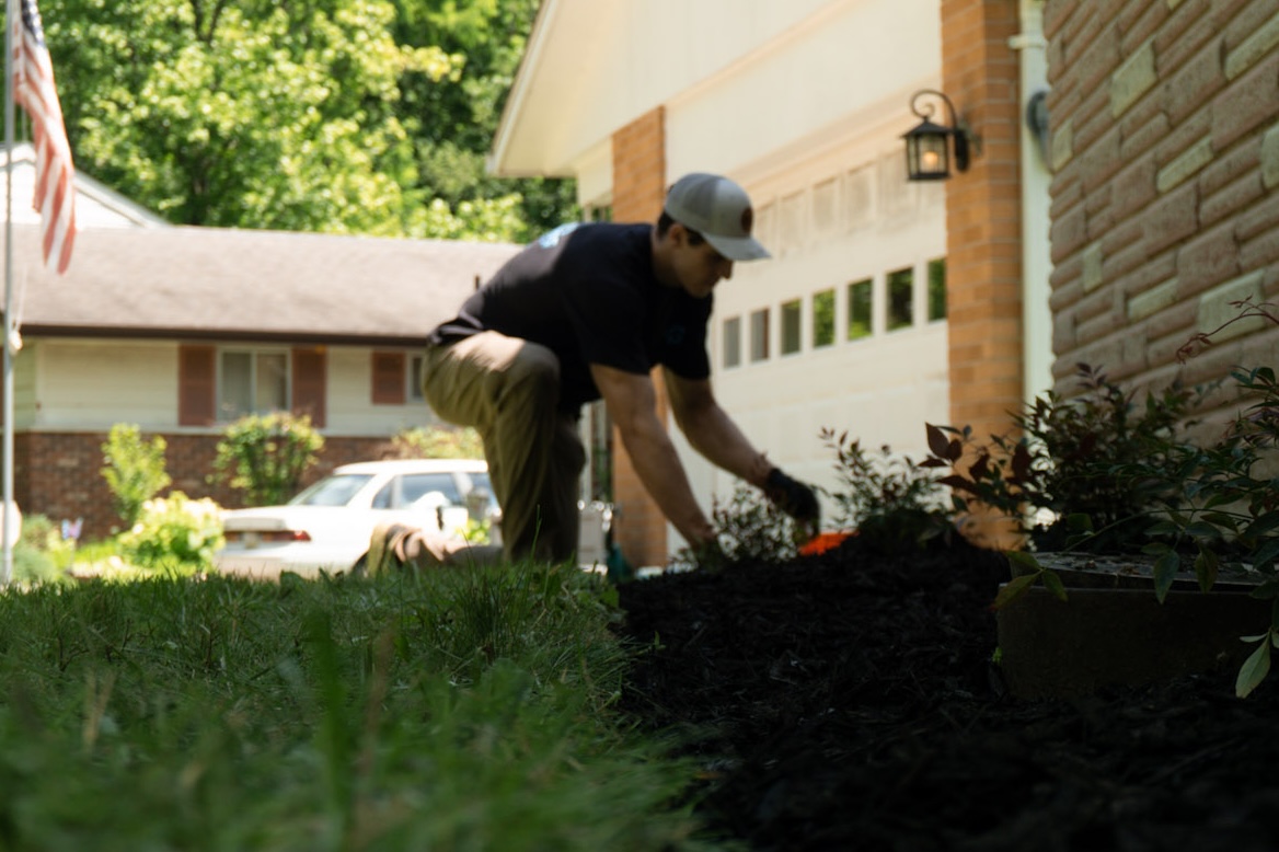 Murphy Bros. Landscaping crew at work